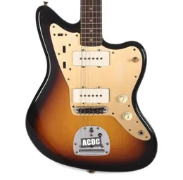 مخصصة 1959 Jazzmaster Journeyman تلاشى 3tone Sunburst الغيتار الكهربائي على نطاق واسع لولار بيك آب ألدر الجسم العنبر التبديل Cap Vintage7282261