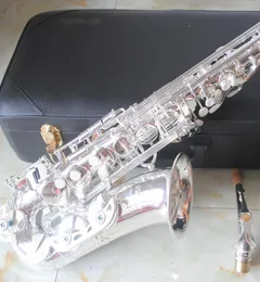 Novíssimo feito no Japão YAS 82Z saxofone alto banhado a prata laca dourada caindo E Sax teclas douradas sax tenor com case8763255