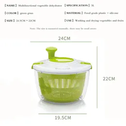 2024 HOT Newest Hot Wash And Spin-Dry Salad Spinner Large DryerFGood Vegetable New Bowls Green Vegetable Dehydrator for salad spinner dryer