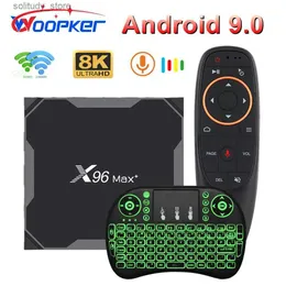 Set-Top-Box Woopker Smart-TV-Box Android 9.0 X96MAX Plus Amlogic S905X3 Quad Core 4 GB 64 GB 32 GB Dual WiFi BT 8K TVBOX Set-Top-Box 2 GB 16 GB Q240330