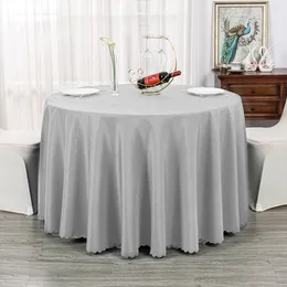 Tischtuch rund Hochzeit Tischdecke elegante Tischdecken für Esstisch Solid Color Home Hotel Restaurant Meeting Tisch Cover