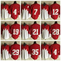 24S Tage Hóquei no Gelo 7 PHIL ESPOSITO Jersey 1972 Team Retror 19 PAUL HENDERSON 28 BOBBY CLARKE 35 TONY ESPOSITO BOBBY ORR YVAN COURNOYER