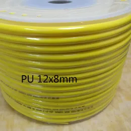 5 10 15 20 метров Желтый PU Trachea 8x5mm 12x8 мм морозный сопротивление Полиуретаново -воздушное компрессор воздухопроводной воздушный воздух 8*5 12*8 мм