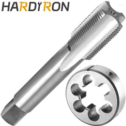 Hardiron 7/8-24 UN 탭 탭 및 다이 오른손 7/8 x 24 기계 스레드 탭 둥근 다이