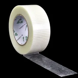 1 ROLL 100 mm Mesh Tape Home Appliance Pakiet Zakładanie Grid Grid Grid Grid Fibre Silne jednostronne taśmę wzmocnioną