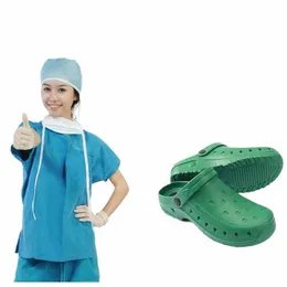 Männer Sommer weiß antistatische medizinische chirurgische Schuhe Pflege Clogs Operationssaal Reinigung Schuhe medizinische Hausschuhe Krankenschwestern Clogs C8wy #