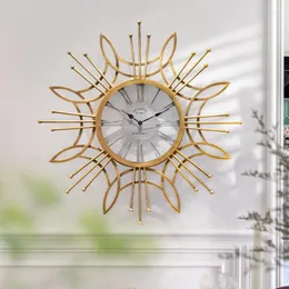 Zegarki ścienne Moda Kreatywny dom dekoruj zegar retro niedrogi luksusowy salon dekoracja sztuki niewielka
