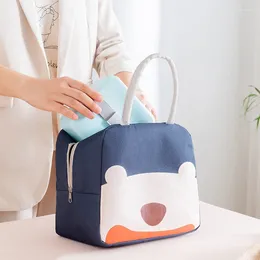 Borse portaoggetti Borsa per il pranzo carina Borsa termica per studenti da picnic Custodia termica portatile Bento freddo Bolsa Del Almuerzo