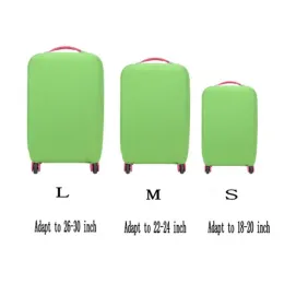 Coperchio di polvere per valigie per viaggi a colori solidi per coperture protettive per i bagagli per copriture per polvere di copertura per polvere di carrello da 18-30 pollici