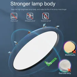 Marpou 220V 36W 50W 80W Умный круглый потолочный свет с Bluetooth приложением дистанционное управление водонепроницаемое потолочное освещение кухня для ванной комнаты