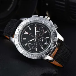 Mens Watch Avenger Montre De Luxe Blackbird 크로노 그래프 AAA Orologio Blue Red Yellow Black Quartz 손목 시계 고품질 41mm 멀티 스타일 SB081