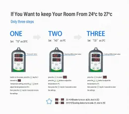 Inkbird Digital Temperatur Controller Thermoregulator ITC-308 AC 110-220V Outlet Thermostat Wärme/Kühlsteuerungsinstrumentsensor