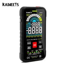 kaieweets km601 9999カウントデジタルマルチメータースマートオートレンジ1000V 10AテスターメーターオームHzカパシタンスリルトゥルーRMS AC DC DMM