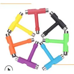 Accessori per parti di scooter Skateboard Kit di skateboard Cacciavite Colore casuale5528844 Consegna di goccia Sport all'aperto Azione Scooter Dhxza