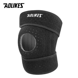 AOLIKES 1PCS Adjustable Knee Brace for Knee Pain with Side Stabilizer Support Women Men & Patella Gel Pads Injury Recovery