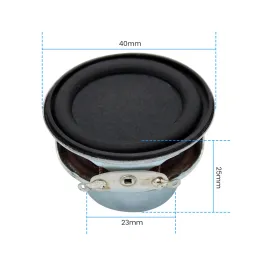 Aiyima 40 мм 1,5 -дюймовый бас мультимедийный динамик Внутренний магнитный мини -аудио динамик 4 Ом 6 Вт.