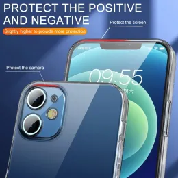 iPhone 13 12 11 14 Pro Max 케이스 실리콘 소프트 커버 iPhone 14 Plus XS Max X XR 6 8 7 Plus SE Back Cover 용 Clear Phone Case