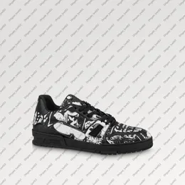 Explosion New Men's Women's Treaker Sneaker 1Ab9wz Black Printed Canvas 54 podpis Motywy komiksowe