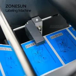 Zonesun 라운드 병 라벨링 머신 접착제 스티커 태그 애플리케이터 맥주 캔 소규모 비즈니스 용 포장 도구 ZS-TB50SM