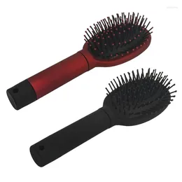 Storage Bottles Portable Compartment Secure Travel Hair Brush Safe Comb To Hide Money Versatile Tool