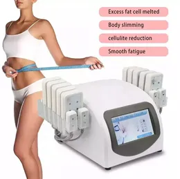 Профессиональный аппарат для похудения тела, липосакция, потеря веса, 650 нм, диодный лазер, 14 подушечек для липосакции, массажер, оборудование для домашнего использования