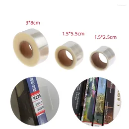 Window Stickers 500Pcs/roll PVC Transparent Sticker Scrapbooking For Package And Evenlope Seal Labels Clear Waterproof Adhesive