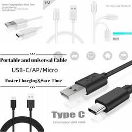 패스 2A 0.5M 1M 1M 1M 1M 2M 3M 케이블 고품질 유형 C USB 케이블 빠른 충전 USB 날짜 케이블 C 유형 충전 코드 Samsung 휴대 전화 케이블