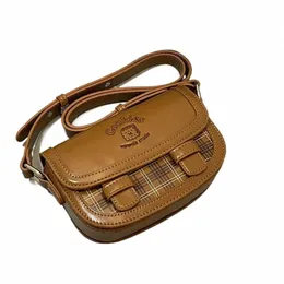 Haex Kawaii Mini Women's Bags Fi Luxury Plaid Letter