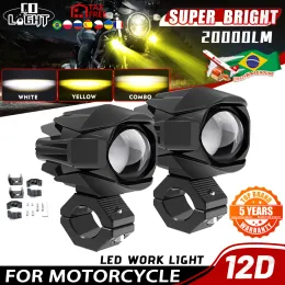 CO Light 3inch Motorrad Nebelscheinwerfer 6000k 3500K LED Off Straße Fahrlicht 20000 lm Auxiliary Spot Work Lights für LKW -Auto -ATV