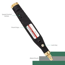 18W Mini Electric Wiergło 18 V Regulowany mocny ręczny wiertarka 18000 obr./min Mały młynek grawerowy narzędzie do grawerowania