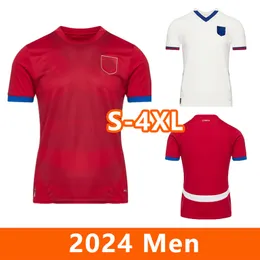 Sérvia Futebol Jerseys 2024 Home e Away Jersey Vlahovic Milinkovic Mitrovic Pavlovic Samardzic Ilic Versão do jogador