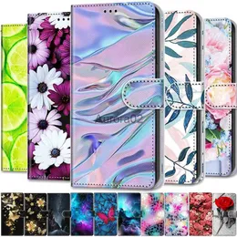 Obudowy telefonu komórkowego skórzana obudowa magnetyczna dla Samsung Galaxy A32 4G Lite A12 A52 A72 A22 A42 5G A 32 12 Okładka Flip Portfel Painted Funda ETUI YQ240330