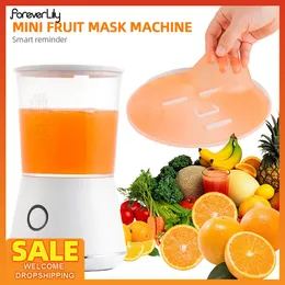 Mini Automatische Gesichtsmaskenhersteller Maschine intelligent selbst gemachte natürliche Gemüse Kollagen Obst Maske Schönheitsgerät Home Gebraucht Gesichts Spa