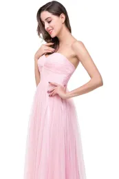 3 Styles Tulle Bridesmaid Dresses Women 2023 A-line Halter Sweetheart Formal Wedding Prom Evening Party Gowns Sister Group Dress