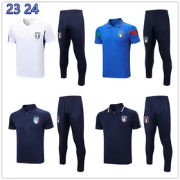 2023 2024 Italienische Sportbekleidung Camisetas de Kurzarm-Trainingsanzug 23 24 Italienisches Chandal-Futbol-Umfrage-Sweatshirt für Männer und Kinder