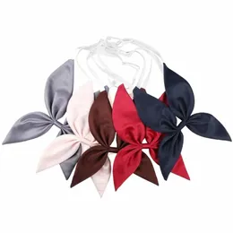 FI Japanese/Korean School Uniform Accores Bow Tie Söt guldfisk Knut Design Bowknot Slittan Justerbara tio färger M3CF#