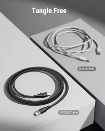 Voltme USB Typ C zu USB C-Kabel 100W PD Fast Ladeladedrahtkabel-Cabel für iPhone 15 Samsung Xiaomi Huawei