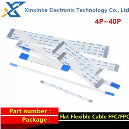 10PCS 0.5MM 1.0MM Reverse Flat Flexible Cable FFC/FPC AWM 20624 80C 60V VW-1 4/5/6/8/10/12/14/16/18/20/24/26/30/40 Pin 5-50CM