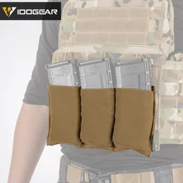 IDOGEAR TATICAL 5.56 POIS DE REVISTA FAST Draw Molle Mag Pouch Carrier Triple Open Top 3555