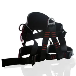 2500 kg utomhusklättringssäkerhetsbälte Rock Harness Half Protective Supplies Survival Equipment 240320