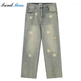 Herren Jeans Baggy Hosen Y2k Für Männer Gerade Bein Pantalon Homme Streetwear Ropa Hombre Baumwolle Casual Denim Hosen Jugendliche Vitalität