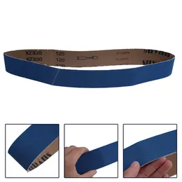 50*915mm Zirconium Corundum Sanding Belts Blue 40/60/80/120 Grits Sanding Belts Bands For Steel Mild / Black Steel Polishing