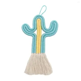 Decoração de festa ornamento cactus quarto-decoração-tecido pendurado na parede bonito berçário decoração presente balanço pingente de carro azul