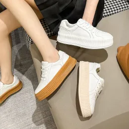 Morazora 2024 أحذية جلدية حقيقية جديدة للنساء أحذية رياضية دانتيل حتى أحذية صغيرة أحذية بيضاء
