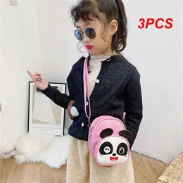 Storage Bags 3PCS Coin Purse Female Mini Student Korean Cute Buckle Bag Cartoon Silicone Small Change Travelling