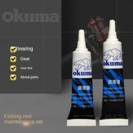 Ferramentas OKUMA Bear Care Oil Fishing Liner Spinning Reel Water Drop Reel Oil Repair Graxa