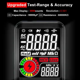 Bside Digital Multimeter LCD Color Display S10 S11 S10 SMART DC AC電圧コンデンサオームダイオードNCV HZ EMFテスター検出器メーター