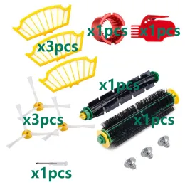Фильтруя ролика главная боковая щетка, совместимая с Irobot Roomba 500 Series 555 560 561 562 563 570 581 вакуумные аксессуары очистителя