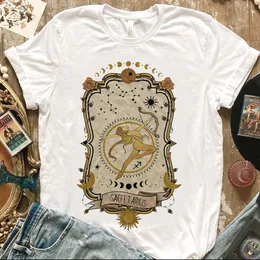 Destiny Custom Tarot Card Tshirt, vintage estetyczna koszula komfortowa, tee Fortune Teller, mistyczna ad meliora