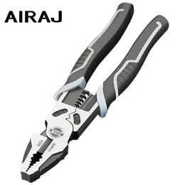 AIRAJ Multifunctional Universal Diagonal Pliers Needle Nose Hardware Tools Wire Cutters Electrician 240322